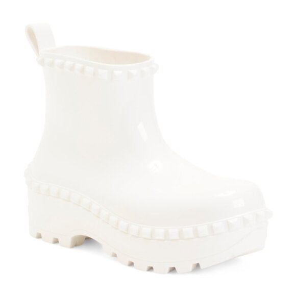 NEW CARMEN SOL Made In Italy Graziano Jelly Studded Boots FOR women 1125 10m5 - Picture 2 of 4